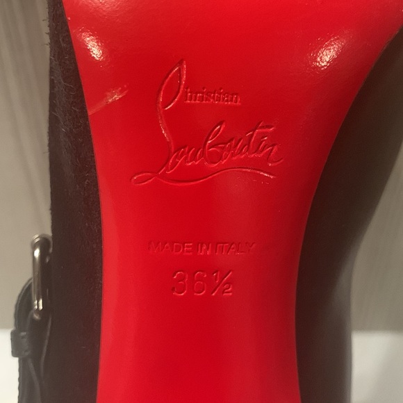 Christian Louboutin CANNASONNE 100 Ankle Bootie - Picture 6 of 7